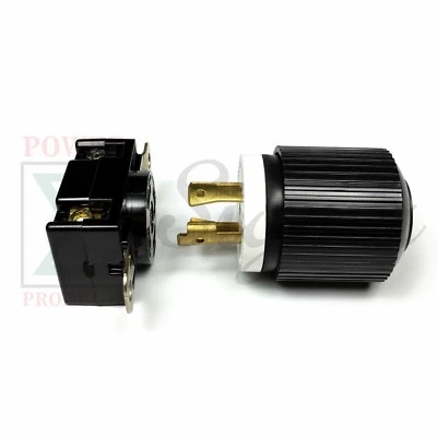 Generator RV AC Plug & Socket L14-30 30 AMP 120V 220V Male & Female Receptacle - Image 1 of 4