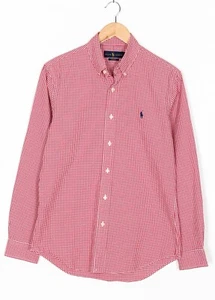 Camisa Ralph Lauren Hombres Talla M Slim Fit Cuadros Manga Larga VR2640 - Imagen 1 de 6