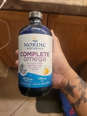 Suplemento líquido Nordic Naturals 16 fl oz Omega-3 sabor limón Foto 1 de 3
