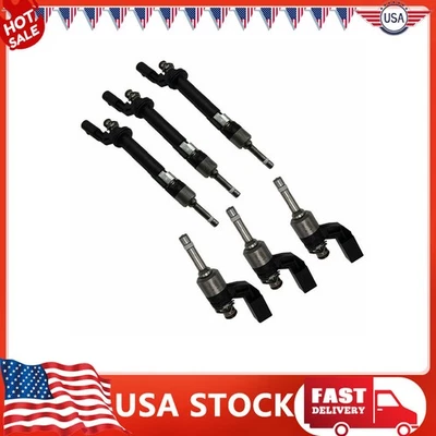 3 Set FUEL INJECTORS UPPER & 3PCS LOWER FOR AUDI Q7 VW CC PASSAT TOUAREG 3.6L V6 - Image 1 of 4