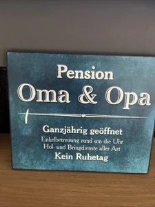 Bedrucktes Bild,,Pension Oma und Opa‘m - Bild 1 von 5