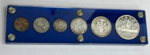 1959 Canada Uncirculated Proof-Like 6-Coin Set in Blue Holder - Picture 1 of 8