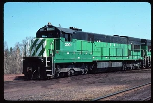 Original Rail Slide - LSI Lake Superior & Ishpeming 3001 Marquette MI 4-22-1990 - Picture 1 of 1