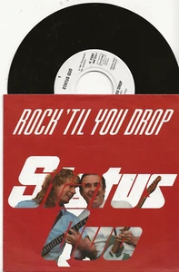 STATUS QUO ROCK 'TIL YOU DROP SINGLE FROM GERMANY, MINT, TOUR DATES ON SLEEVE - Picture 1 of 2