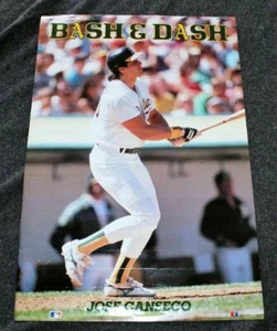 Jose Canseco 1990 Bash & Dash Chicago White Sox Costacos MLB Baseball Poster Sehr guter Zustand - Bild 1 von 1