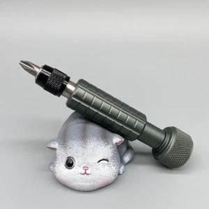 Precision Aluminum Alloy Handle for Shank 1/4" Bits Comfortable Mini ScrewDriver - Picture 1 of 19