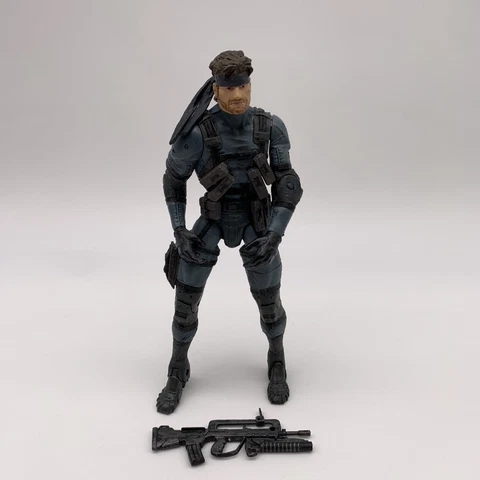 SOLID SNAKE Metal Gear Solid 2 Sons of Liberty 2001 McFarlane Toys 6 inch Figure Cover