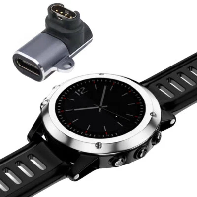 1Pcs Type C Charging Portable Adapter fits For Garmin Fenix 7 7S 7X 6 6S BL - Image 1 of 4
