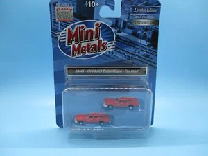 CLASSIC METAL WORKS N SCALE 1976 BUICK ESTATE WAGON - FIRE CHIEF/EMS UNIT - NEW! - Picture 1 of 2