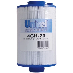 Unicel 20 Sq.Ft. 6-3/4" 1-1/2"Mpt Cartridge Filter - Picture 1 of 1