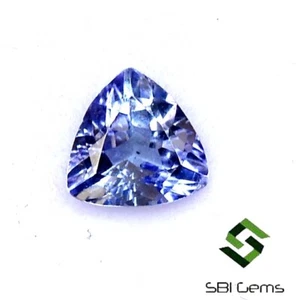 Certificado Tanzanita Natural Trillón Corte 6x6 MM 0.67 Cts Facetado Suelto Gema - Picture 1 of 5