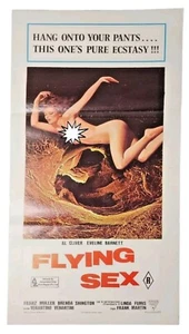 Daybill Flying Sex Original Australian Vintage Cinema Movie Poster - Picture 1 of 12