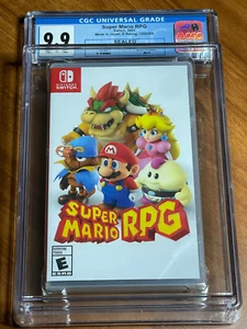 NUEVO 2023 Switch SUPER MARIO Bros RPG 1ª impresión clasificación CGC 9,9 sello plegable en Y A++ - Imagen 1 de 6