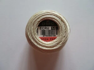 10% Off DMC Art. 116 Perle Cotton #12 - Ecru - Picture 1 of 1