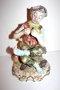 Estatuilla Italia Fantechi Porcelana Firmada Colección Capodimonte Rara De Colección - Imagen 1 de 22