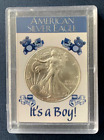 2023 American Silver Eagle $ Dollar Coin in Hard Plastic IT"S A BOY Holder
