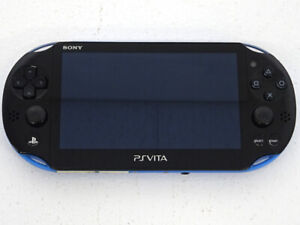 PlayStation Vita Wi-Fi Model PCH-2000 Black Blue slim Japan game Console