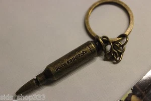Classic Brass Bullet cross fire metal keychain US SELLER key chain - Picture 1 of 3