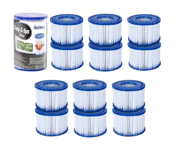 12 x BRAND NEW Bestway lazy Lay-z-Spa Filters VI Cartridge - Hot Tub - Spa  - Image 1 of 1