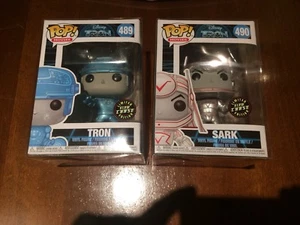 Funko Pop Disney TRON GLOW CHASE TRON + SARK MINT - Imagen 1 de 5