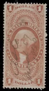 US #R72c, $1.00 Manifest, used, VF, Scott $40.00 - Picture 1 of 1