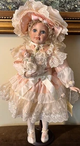 Muñecas victorianas de porcelana Seymour Mann LE 790/1300, 20 pulgadas de Catherine Wang - Imagen 1 de 23