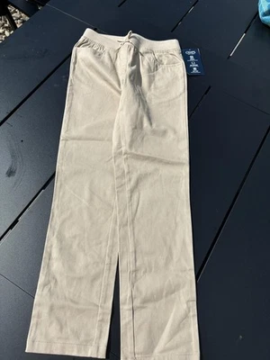 Pantalones informales beige con cordón en la cintura Chaps Ralph Lauren nuevos con etiquetas - talla 10 regular Foto 1 de 4