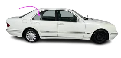 Подходит: заднее правое вентиляционное стекло для Mercedes Benz E300,320,420,55 1996-2002 годов выпуска - Изображение 1 из 4