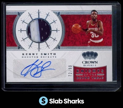2021 PANINI CROWN ROYALE KENNY SMITH KNIGHTS OF THE ROUND TABLE JERSEY AUTO /99 - Image 1 of 4