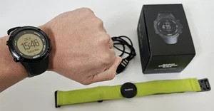 Suunto Ambit 3 Peak Black GPS Smart Watch with Running Hiking Barometer STRAVA - Picture 1 of 2
