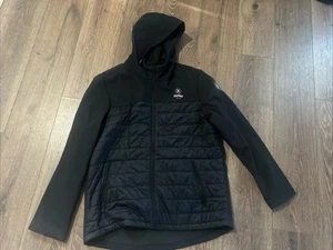 Hurley 3 Layer Fabric‎ Tech Wind Resistant Jacket Black Mens XL Full Zip Hooded - Bild 1 von 7