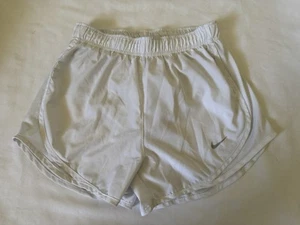 Nike Women’s Dri Fit Tempo Lined Running Shorts Gym Workout 831558 White Size XS - Picture 1 of 5