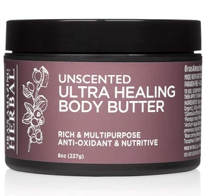 Ultra Healing Body Butter, Intensive Unscented Moisturizer For Dry Skin, Frag... - Picture 1 of 9