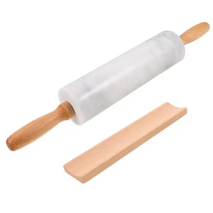 3pcs Marble Rolling Pin: Marble Kitchen Dough Rolling Pin - Non-Stick Food - Picture 1 of 12
