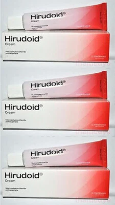 3 x HIRUDOID Bruises Inflamed Sun Burn Scars Cream 10 g. - Image 1 of 4