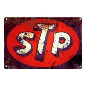 STP Distressed Rustic Metal Sign 8x12 - Picture 1 of 1