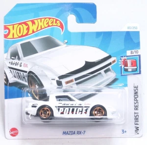 Hot Wheels 2024 #80 - HTB62 -C- HW First Response - Mazda RX-7 - Imagen 1 de 1