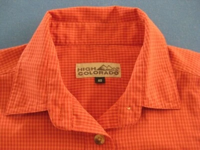 Wanderbluse High Colorado Outdoorbluse orange Gr. 40 sehr gut erhalten - Bild 1 von 4