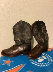 BOTAS DE VAQUERO TONY LAMA HOMBRO ENCOGIDO MARRÓN CUERO CUERDA PARA HOMBRE 12 D - Imagen 1 de 9