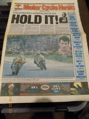  Motor Cycle News/27,4,88/kawasaki gpx 600/honda cbr 600/suzuki gsx 600 - Image 1 of 4
