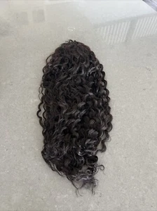 24” Synthetic Hair DRAWSTRING PONYTAIL Wavy #4 Dark Chocolate Brown | New - Picture 1 of 4