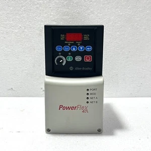 Allen Bradley Powerflex 40 22B-A8P0N104 Trasmissione con 22-COMM-E - Foto 1 di 8