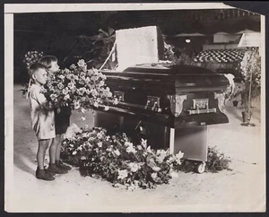 1930 Funeral of Paddy Harmon, "Famed Chicago Sports promoter" Rare Photo - Picture 1 of 2