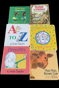 baby toddler board books set of 6 mama llama Sandra boynton & more - Picture 1 of 15
