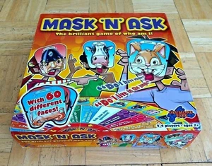 Mask 'N' Ask Board Game - The Brilliant Game of Who Am I! - Contents New - Picture 1 of 8