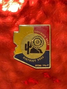 Rotary International Pin DISTRICT 5490 5500 5510 ARIZONA 1996-97 - Picture 1 of 1