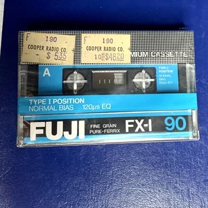 FUJI  FX I 90 BLANK CASSETTE TAPE  1 (SEALED) Fine GRAIN Pure-Ferrix NEW - Picture 1 of 3