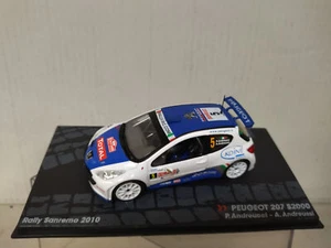 PEUGEOT 207 S2000 2010 RALLY SANREMO ANDREUCCI 1:43 EAGLEMOSS IXO - Imagen 1 de 4