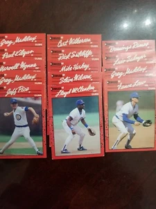 DONRUSS 90 MLB CARDS 25 TOTAL CUBS - Picture 1 of 4