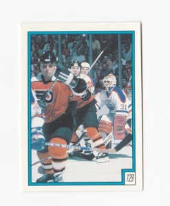 Pegatinas O-Pee-Chee 1989-90 #129 Flyers Oilers acción - Imagen 1 de 2
